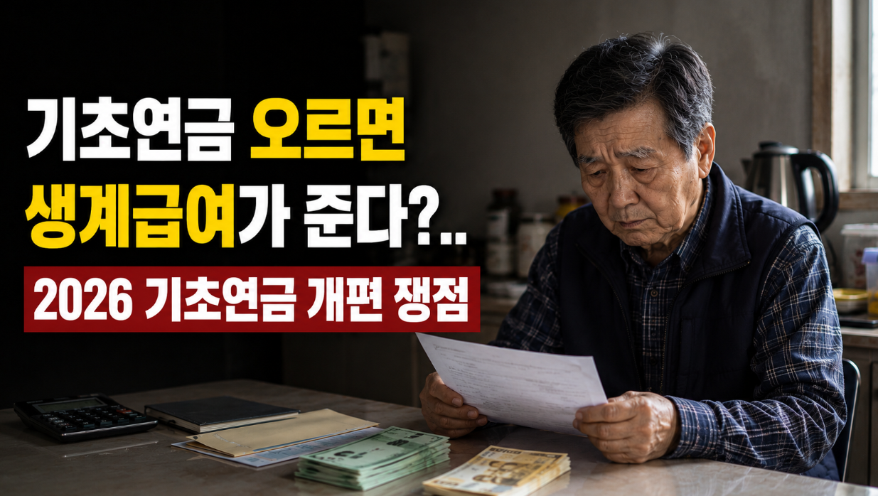 2026 기초연금 개편, 생계급여 줄어드나?
