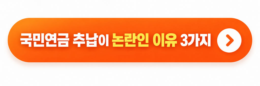 국민연금 추납이 논란인 이유 3가지