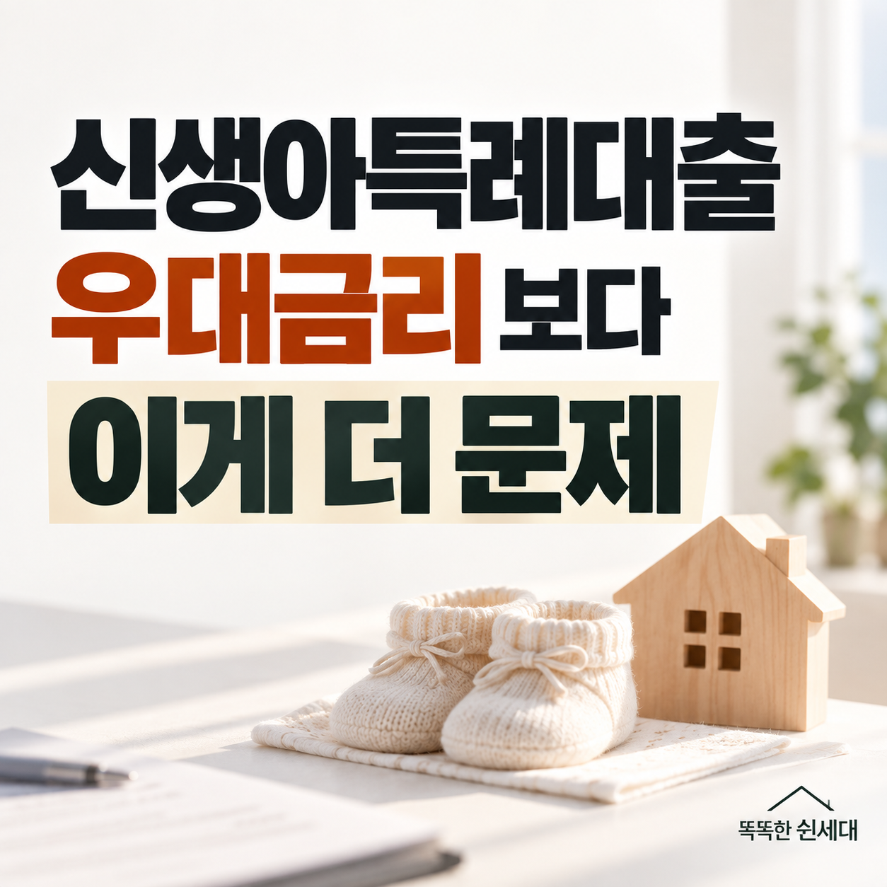 신생아특례대출 우대금리 2가지, 회차 부족하면 손해